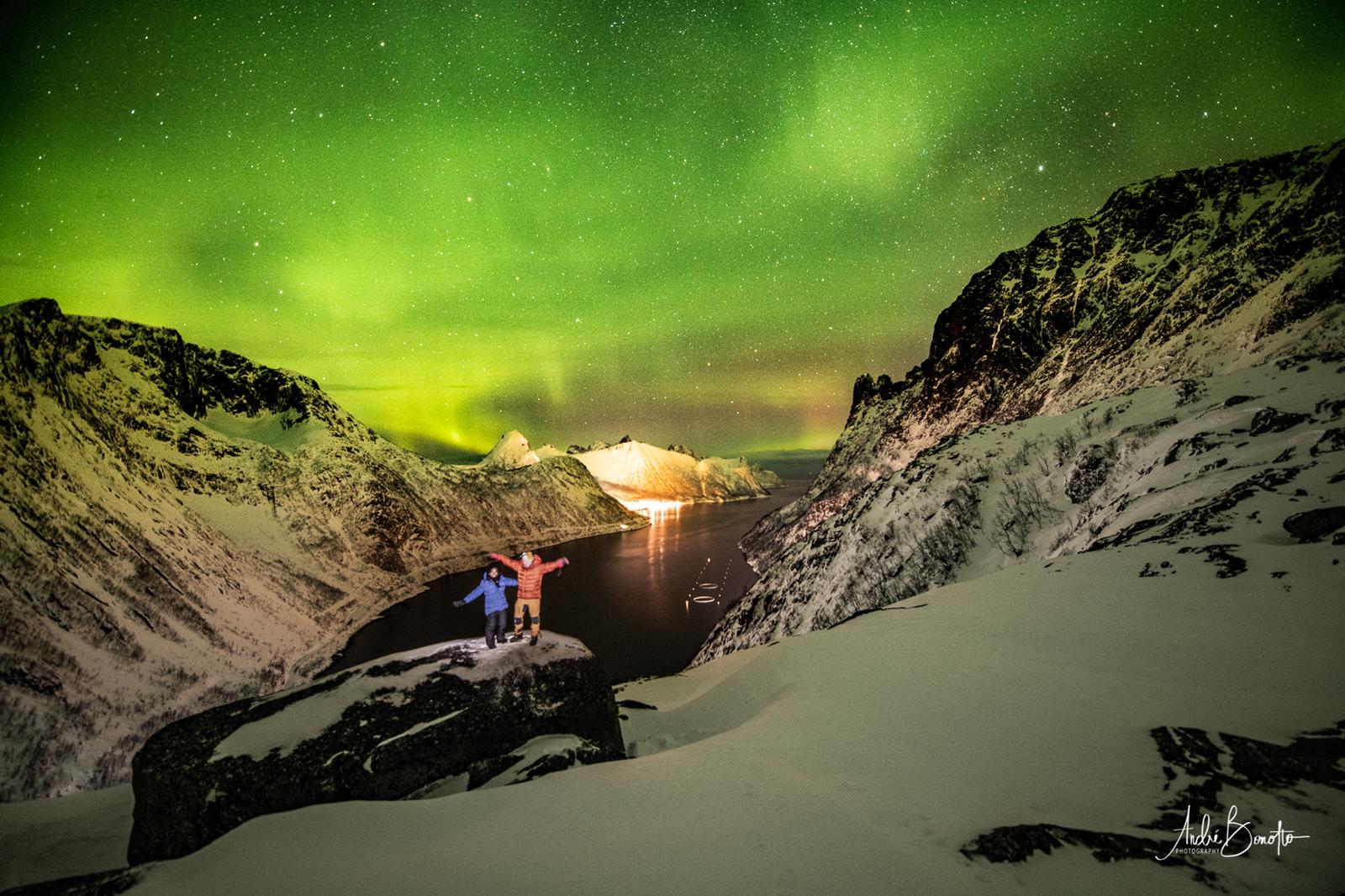 André Bonotto e a Senja Experience, empresa especializada em Aurora Boreal