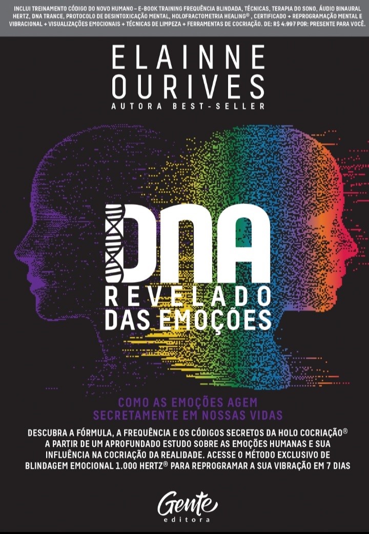Reprogramadora mental Elainne Ourives lança o livro DNA Relevado das Emoções